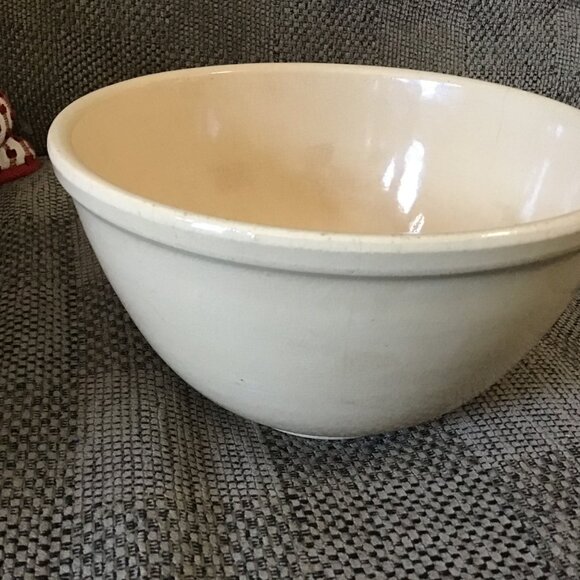 Vintage Watt #7 Bowl - Lange's Advertising - Iowa Advertising Bowl - Nice Bowl - Picture 2 of 8